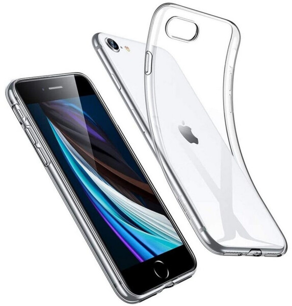 Coolgadget Schutzhülle für Apple iPhone SE 2020 2022, iPhone 7/8 Hülle Transparent Slim Cover Clear Case, Bild 3
