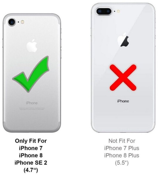 Coolgadget Schutzhülle für Apple iPhone SE 2020 2022, iPhone 7/8 Hülle Transparent Slim Cover Clear Case, Bild 7