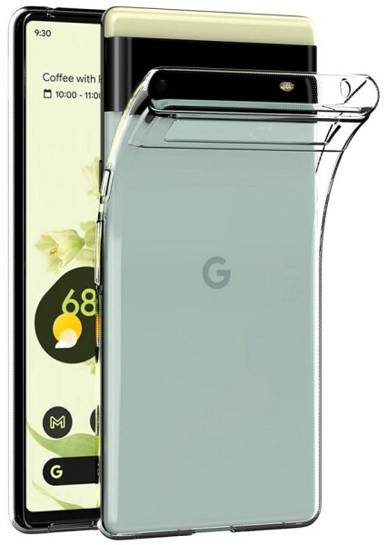 Coolgadget Schutzhülle für Google Pixel 6 Hülle Transparent Slim Cover Clear Case
