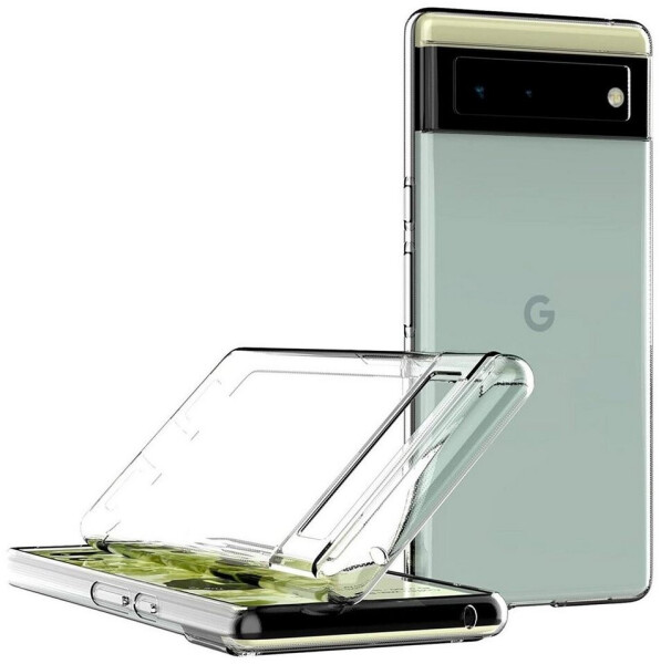 Coolgadget Schutzhülle für Google Pixel 6 Hülle Transparent Slim Cover Clear Case, Bild 2