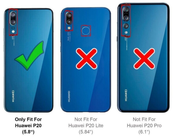Coolgadget Schutzhülle für Huawei P20 Hülle Transparent Slim Cover Clear Case, Bild 7