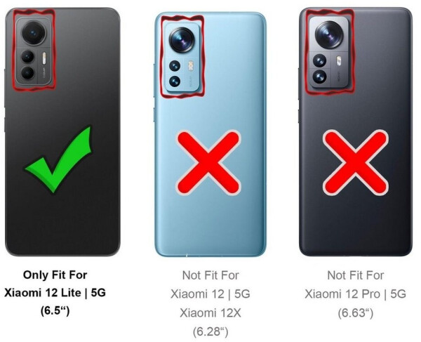 Coolgadget Schutzhülle für Xiaomi 12 Lite 5G Hülle Transparent Slim Cover Clear Case, Bild 3
