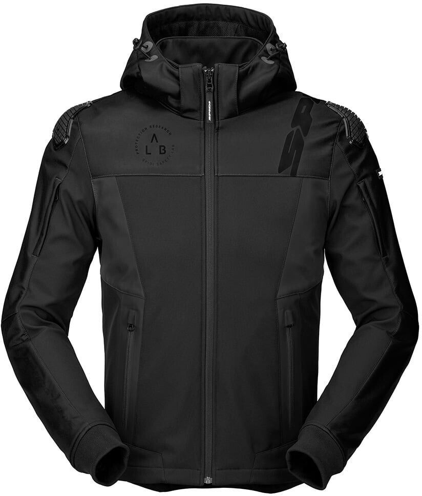 Spidi Hoodie Warrior Jacket black
