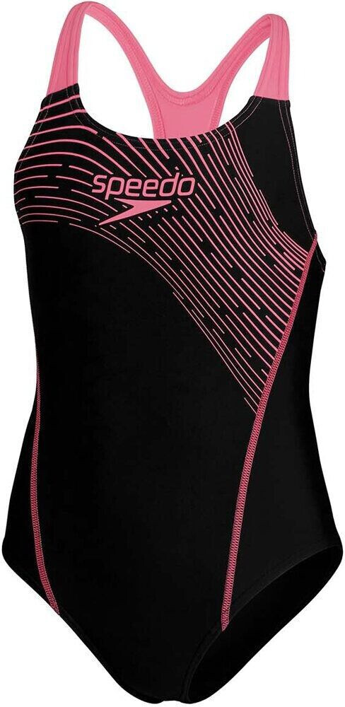 Speedo Kid's Medley Logo Medalist Swimsuit black