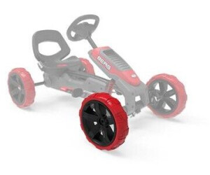 Berg Gokart Rad schwarz-rot 10x2,5 vorne rechts