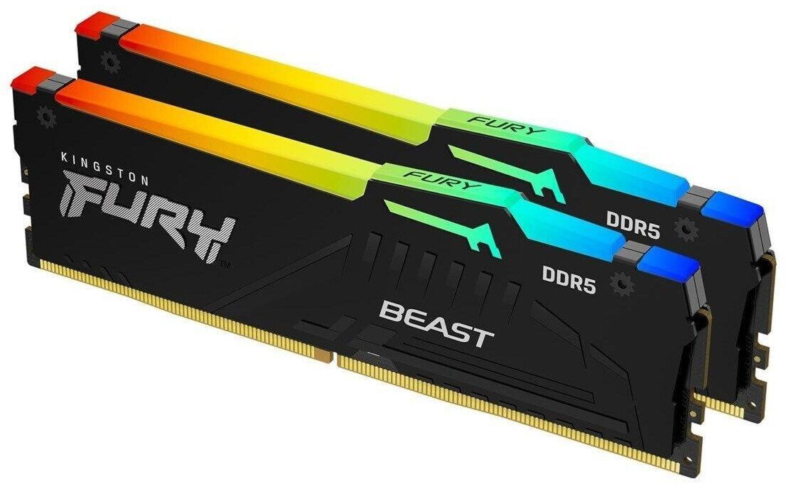Kingston FURY Beast RGB 16GB Kit DDR5-6000 CL30 (KF560C30BBEAK2-16)