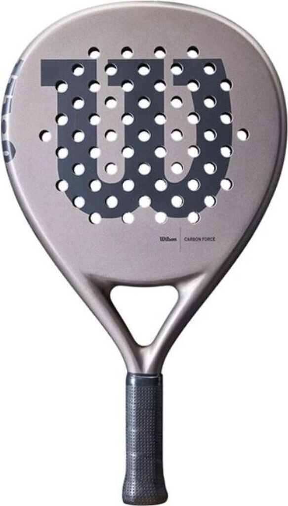 Wilson Carbon Force Padel Racket grey