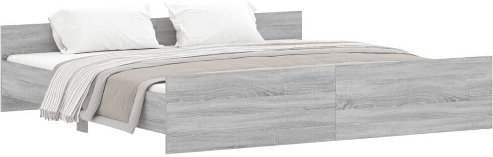 vidaXL Bed frame with head and foot part 200x200cm (3203738)