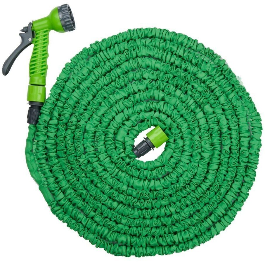 Kinzo Flexibler Gartenschlauch 20 m inkl. Schlauch Aufsatz Kunststoff