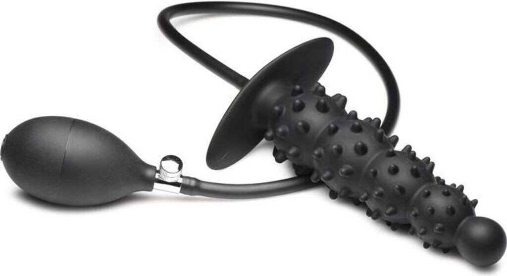 Master Series Ass Puffer Nubbed Inflatable Silicone Anal Plug
