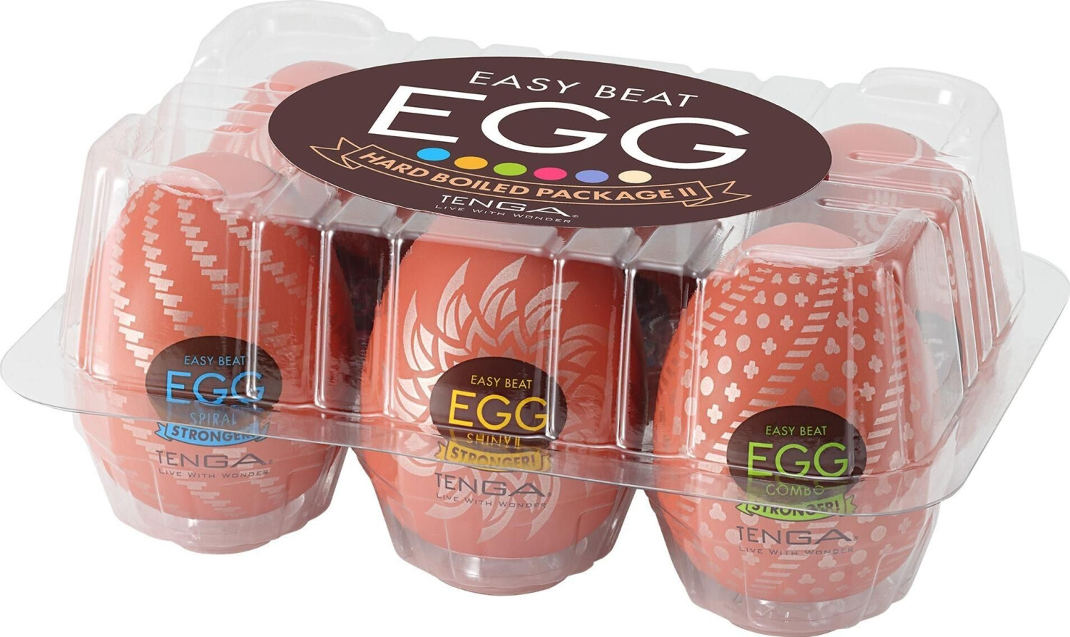 Tenga Egg Hard Gel Package 6 Mini Masturbators