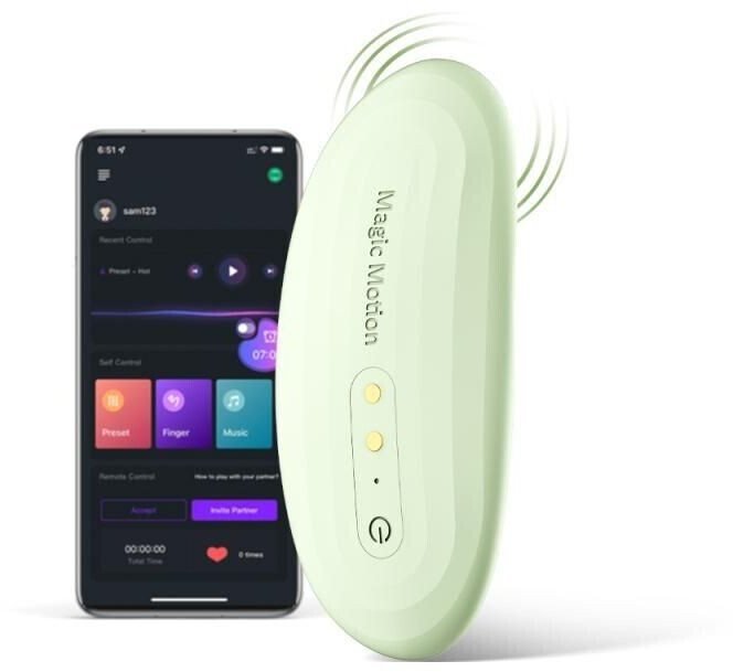 Magic Motion Nyx Smart Panty Vibrator green
