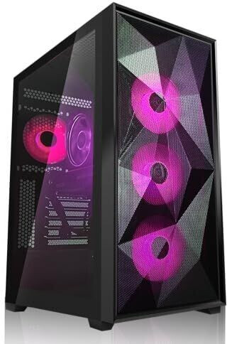 PC Gamer SYSTEMTREFF - AMD Ryzen 7 8700F, RTX 4060 Ti 8Go, 32Go DDR5, 1To NVMe, Windows 11 Pro - Ordinateur Gaming Et Streaming
