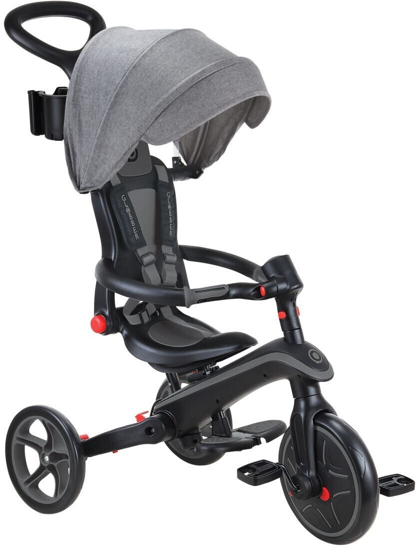 Globber Explorer pliable 4 en 1 noir/gris