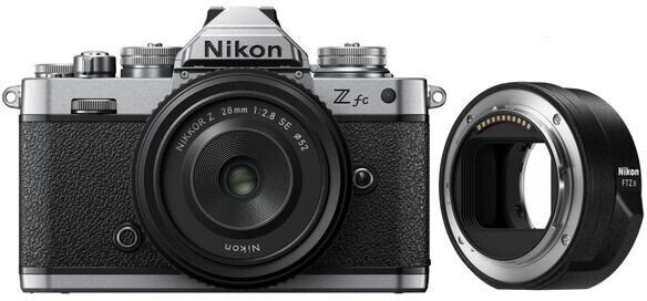 Nikon Z fc Kit 28mm + SD 8 Go + adaptateur FTZ II + sac