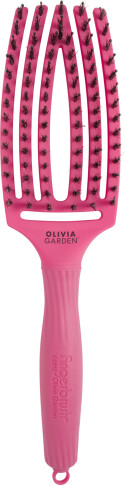 Photos - Comb Olivia Garden Fingerbrush Combo Hot Pink 