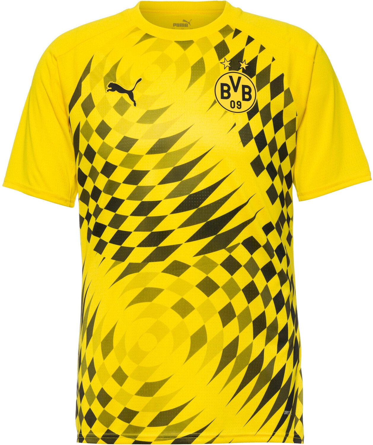 Black and yellow puma shirt online