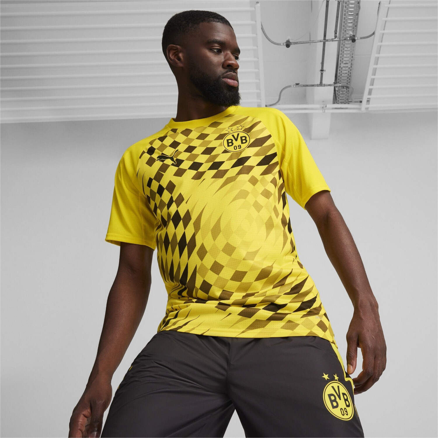 Puma BVB Dortmund Prematch Shirt 2023 2024 774200 cyber yellow puma black ab 38 49 Preisvergleich bei idealo