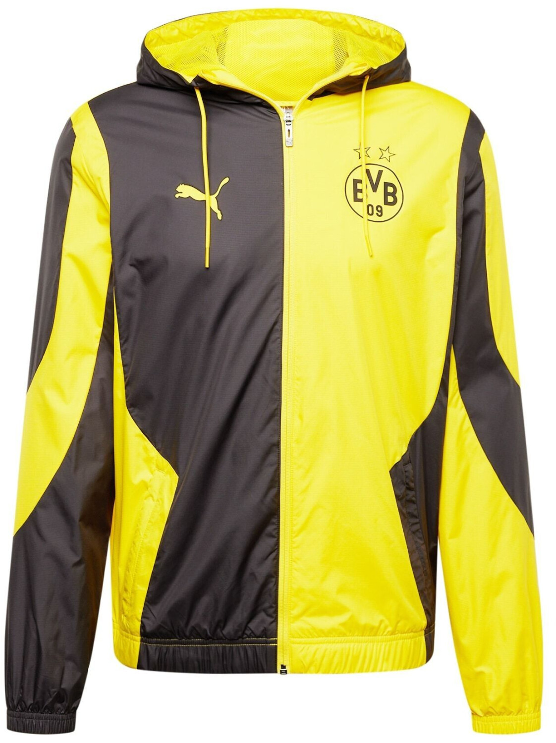 Puma BVB Dortmund Prematch Woven Jacke 2023 2024 774202 cyber yellow puma black ab 59 95 Preisvergleich bei idealo
