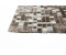 Teppich-Traum Designer Moderner Kurzflor mit Konturenschnitt Grau Braun Beige Creme 80x150 cm