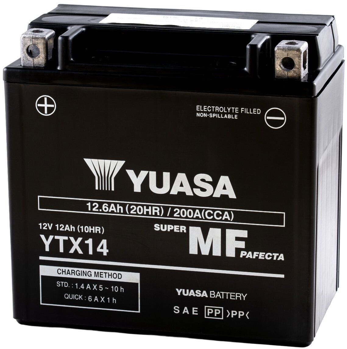 Yuasa Super MF Pafecta AGM YTX14 12V 12Ah