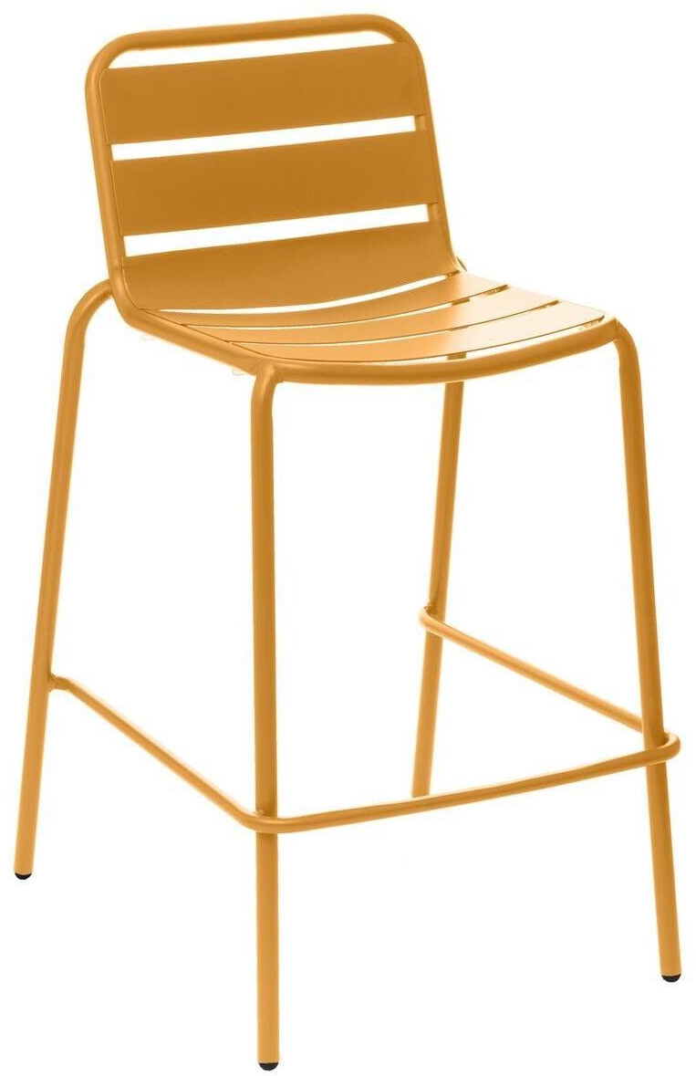 Hespéride Chaise de bar empilable Phuket ocre