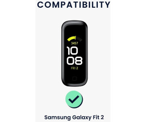 kwmobile 2x Sportarmband kompatibel mit Samsung Galaxy Fit 2 Armband Fitnesstracker Band Set aus TPU Silikon in Schwarz Rot ab 5 89 Preisvergleich bei idealo