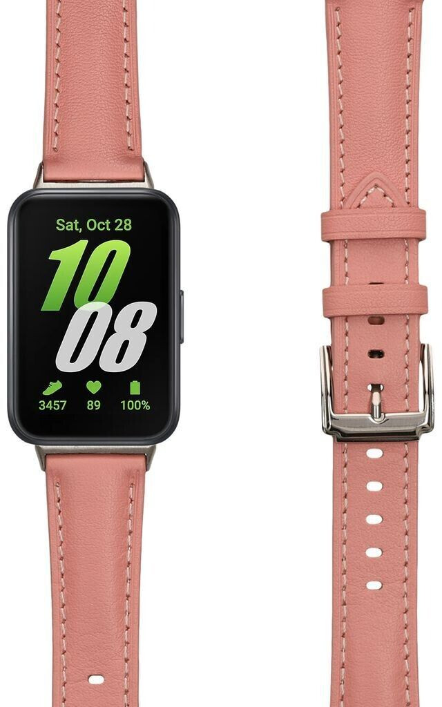 kwmobile Armband kompatibel mit Samsung Galaxy Fit 3 Echtleder Fitnesstracker Sportarmband Band ab 12 59 Preisvergleich bei idealo
