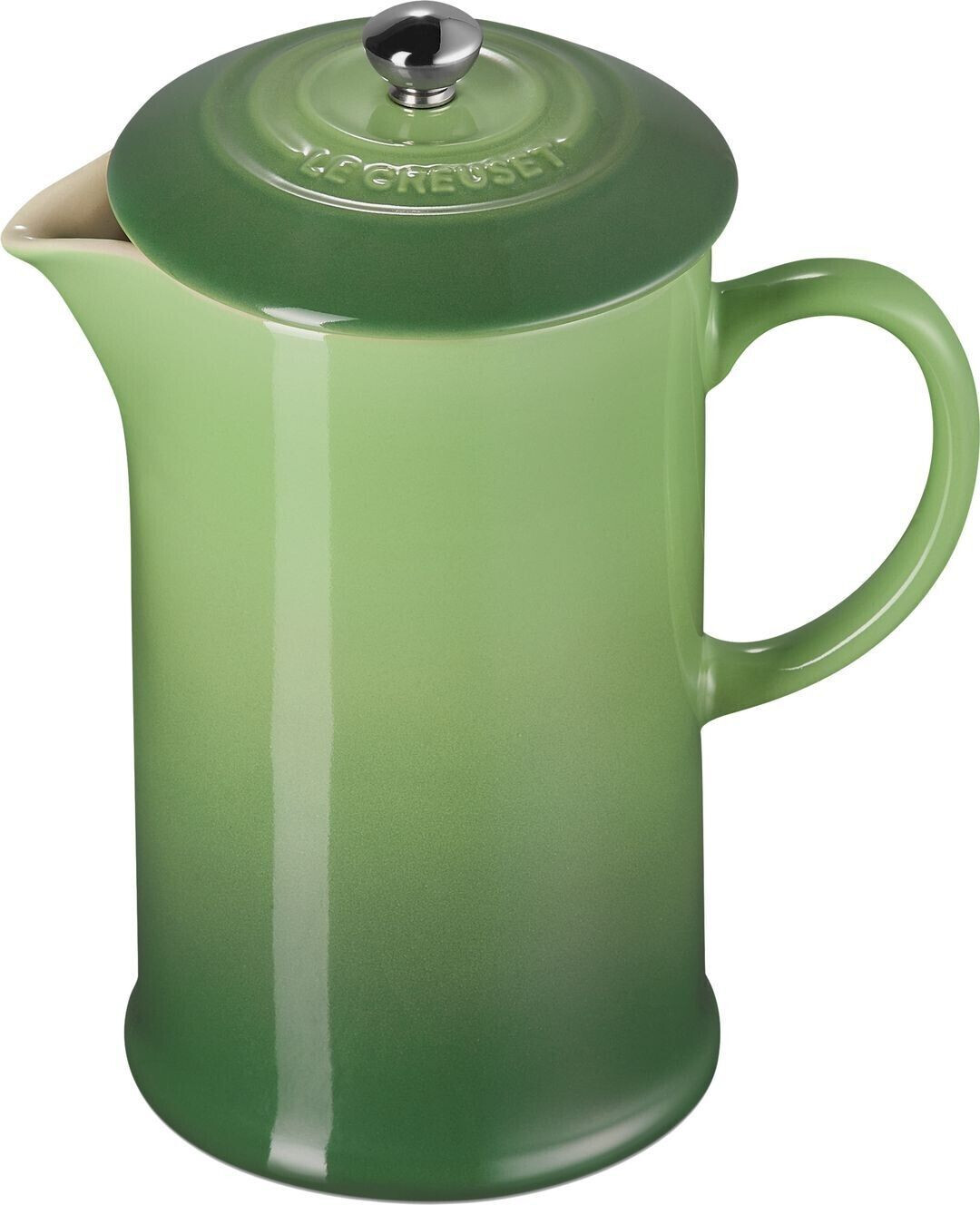 Le Creuset Stoneware Cafetiere 1L Bamboo Green