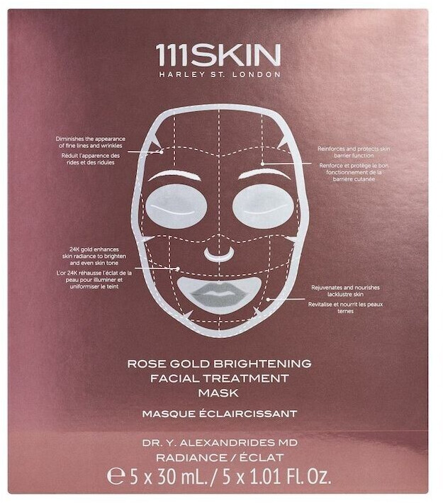 111SKIN Rose Gold Brightening Facial Treatment Mask Box (150ml)