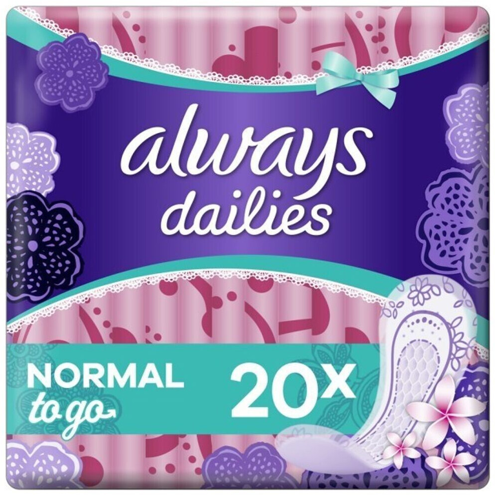 EveryDay Slipeinlagen Normal – 100 % Baumwolle, 20 Stück, Oeko-Tex Zertifiziert
