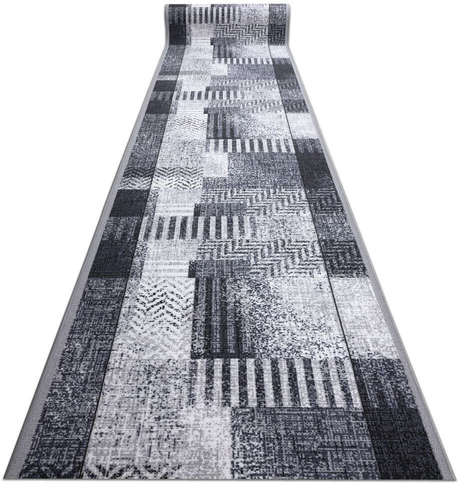 BestenTeppicheDe Runner anti-slip ESSENZA gray 100 cm Gray 100x350 cm