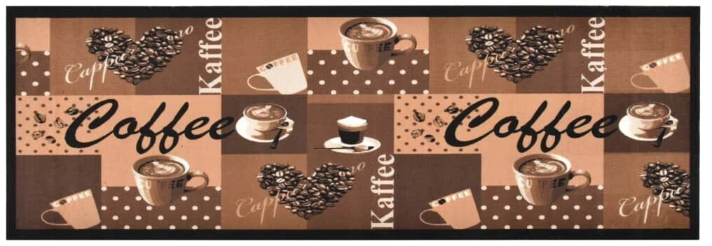 vidaXL Kitchen rug coffee brown 60x300 cm