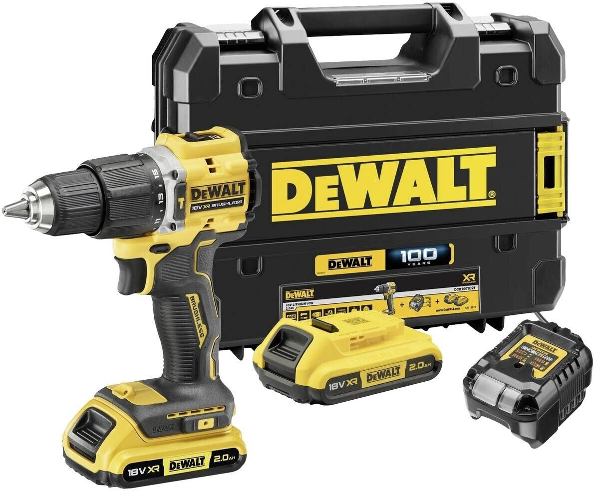 DeWalt DCD100YD2T-QW