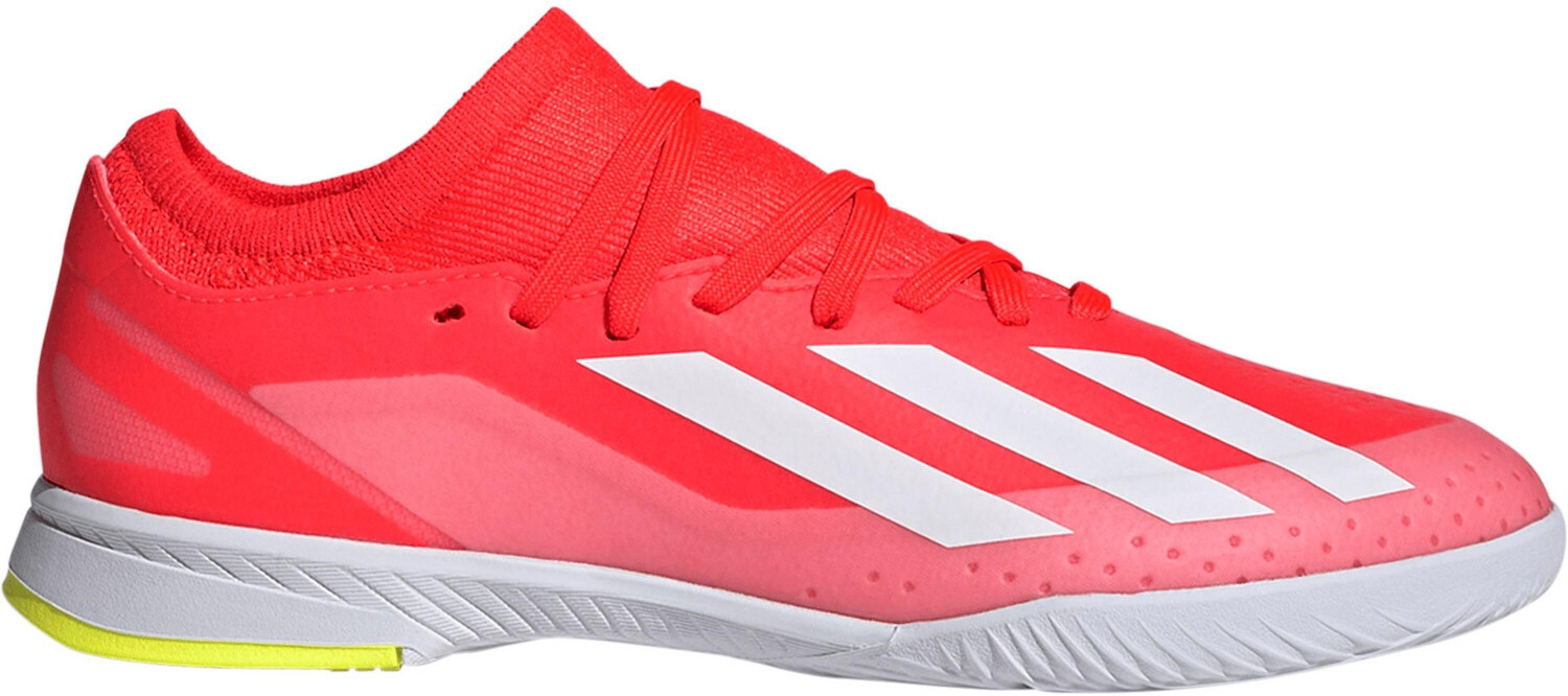 Photos - Football Boots Adidas X Crazyfast League IN Kids  solar red/cloud white/te (IF0684)