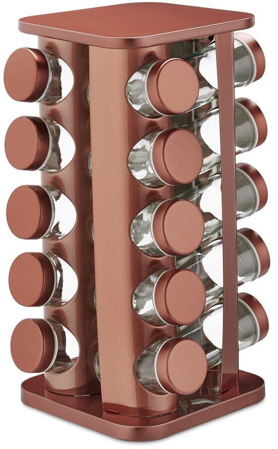 Relaxdays Spice carousel, kitchen gadgets, copper