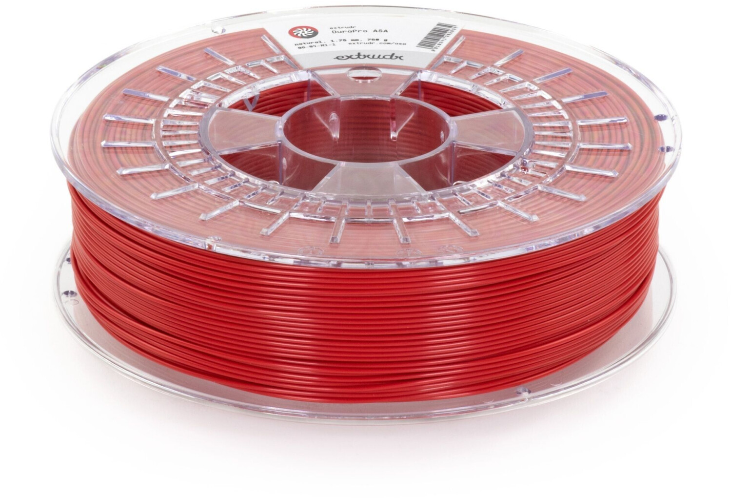 Extrudr DuraPro ASA Filament 1,75mm 750g Red