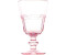 H+H Set of 4 Flamingo goblets, pink glass, Cl 18 - 7334018