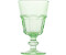 H+H Set of 3 Flamingo goblets, green glass, Cl 18 - 7334118