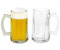 Buri Biergläser mit Henkel 2er-Set 422ml Bierkrug Bierseidel Trinkgläser Bierglas