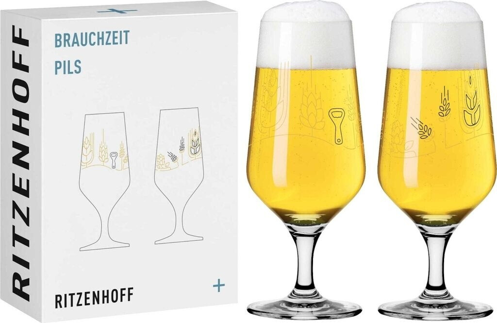 Ritzenhoff Customs beer glass set #11, #12 by Sonja Eikler