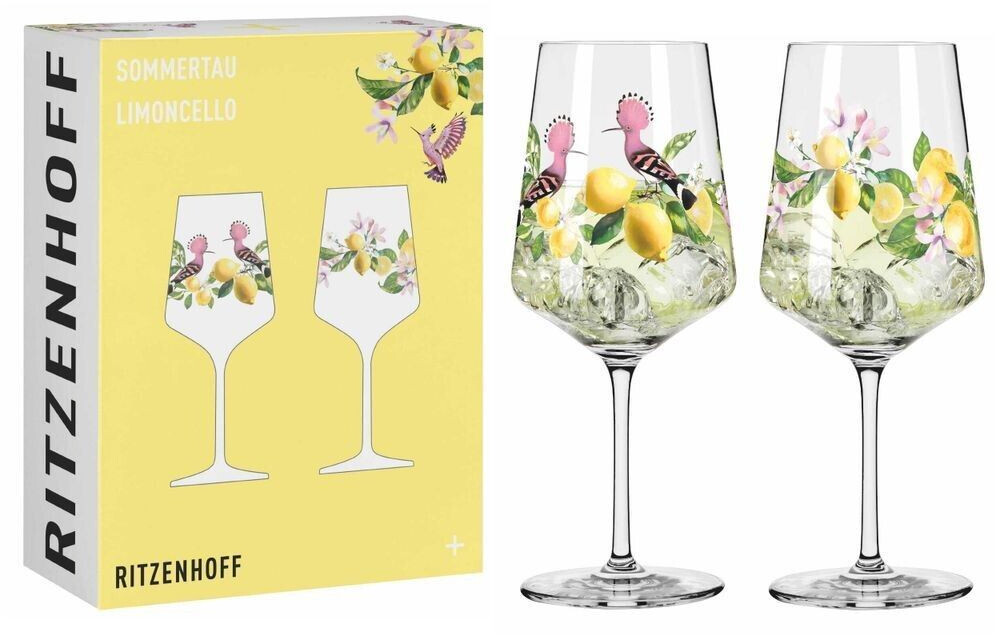 Ritzenhoff Sommertau Limoncello aperitif glass set F24 by Ramona Richter