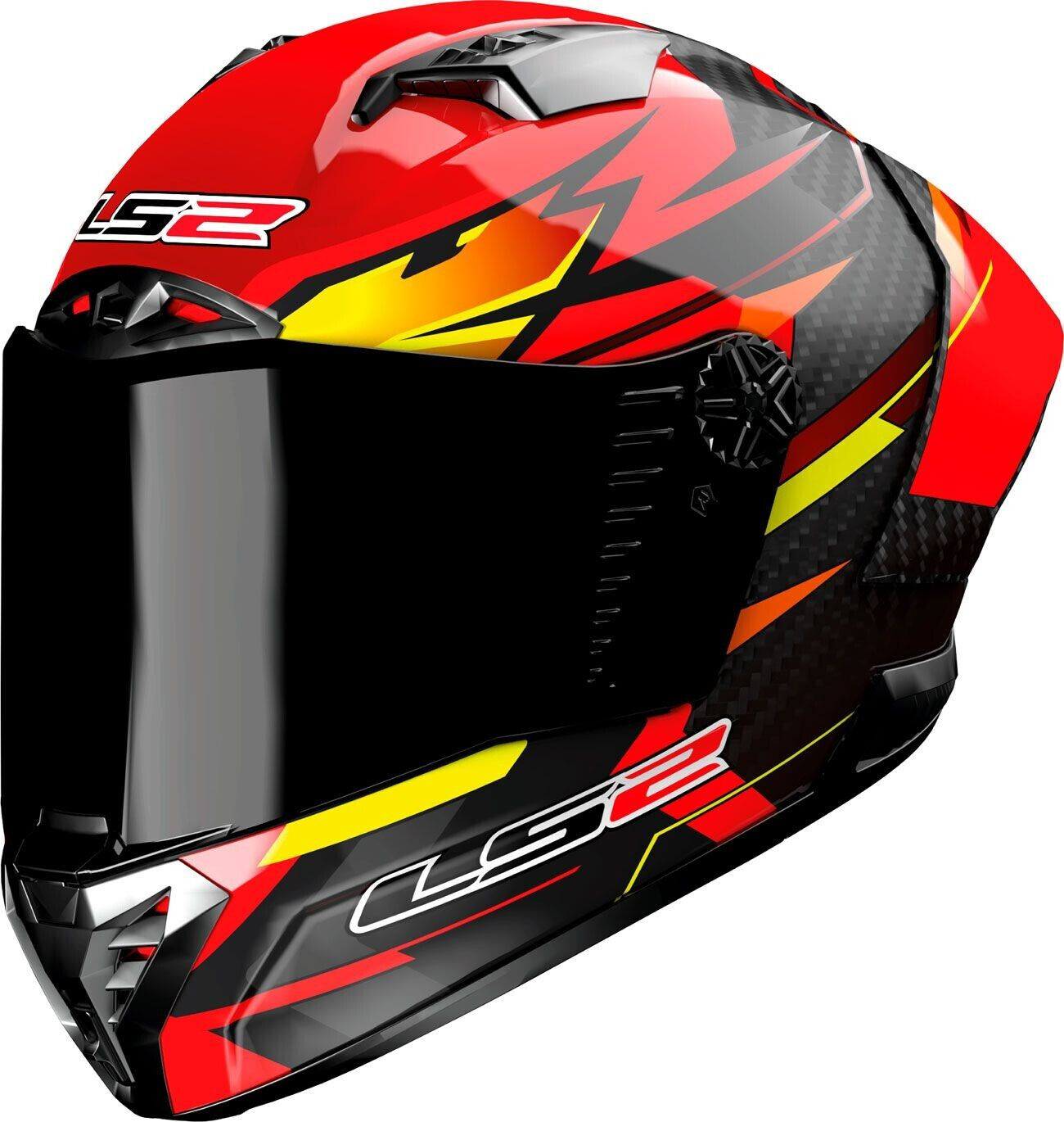 LS2 FF805 Thunder Carbon GP Aero Fire rouge/noir