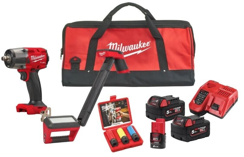 Milwaukee M18 FPP2BH-523B + M18 FMTIW2F12-0X + M12 UCL-0 M12