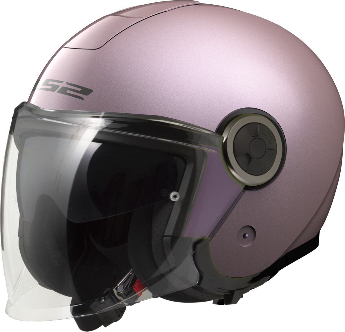 Photos - Motorcycle Helmet LS2 Helmets  OF620 Classy Solid matt pink/gold 
