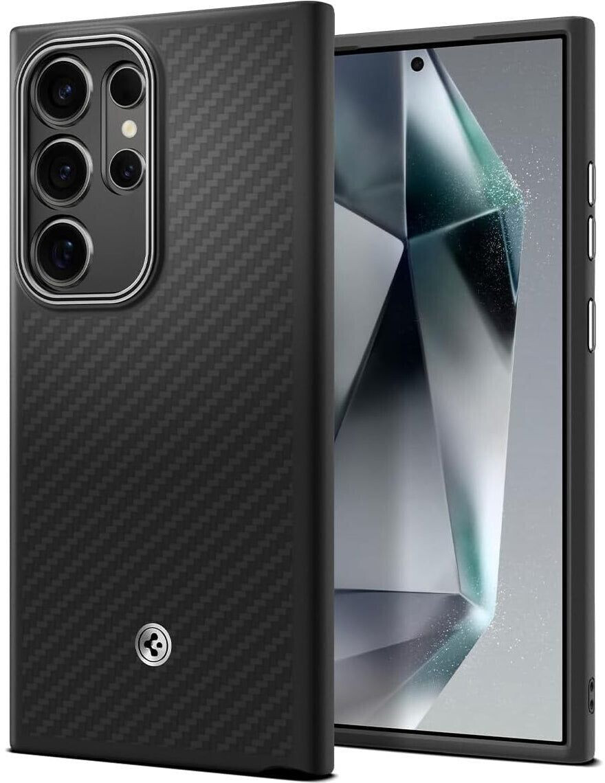 Spigen Enzo Aramid Case (Galaxy S24 Ultra) Matte Black