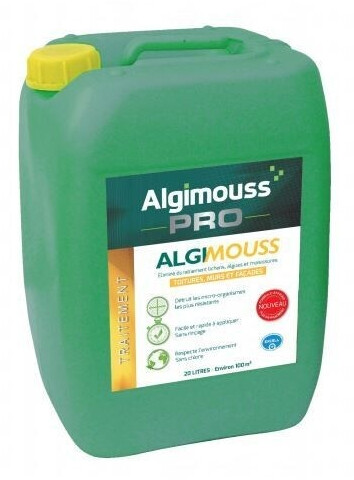 Algimouss Traitement curatif et préventif pour toitures, murs & façades