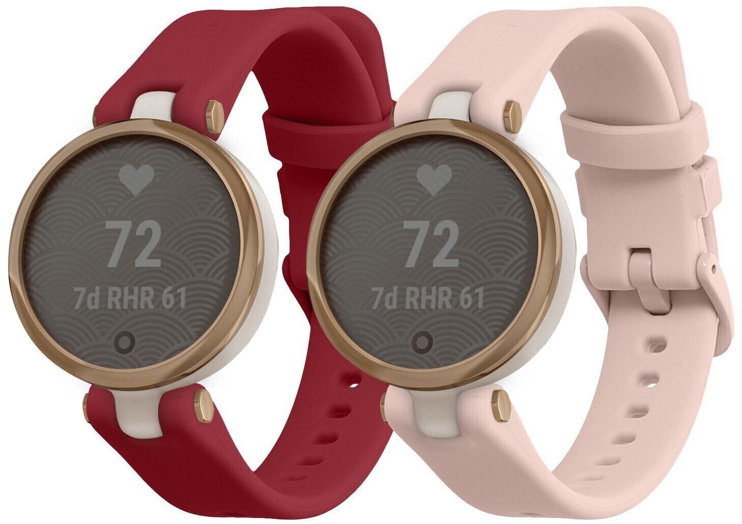 kwmobile 2x Sportarmband für Garmin Lily Sport Fitnesstracker Smartwatch Sport Armband