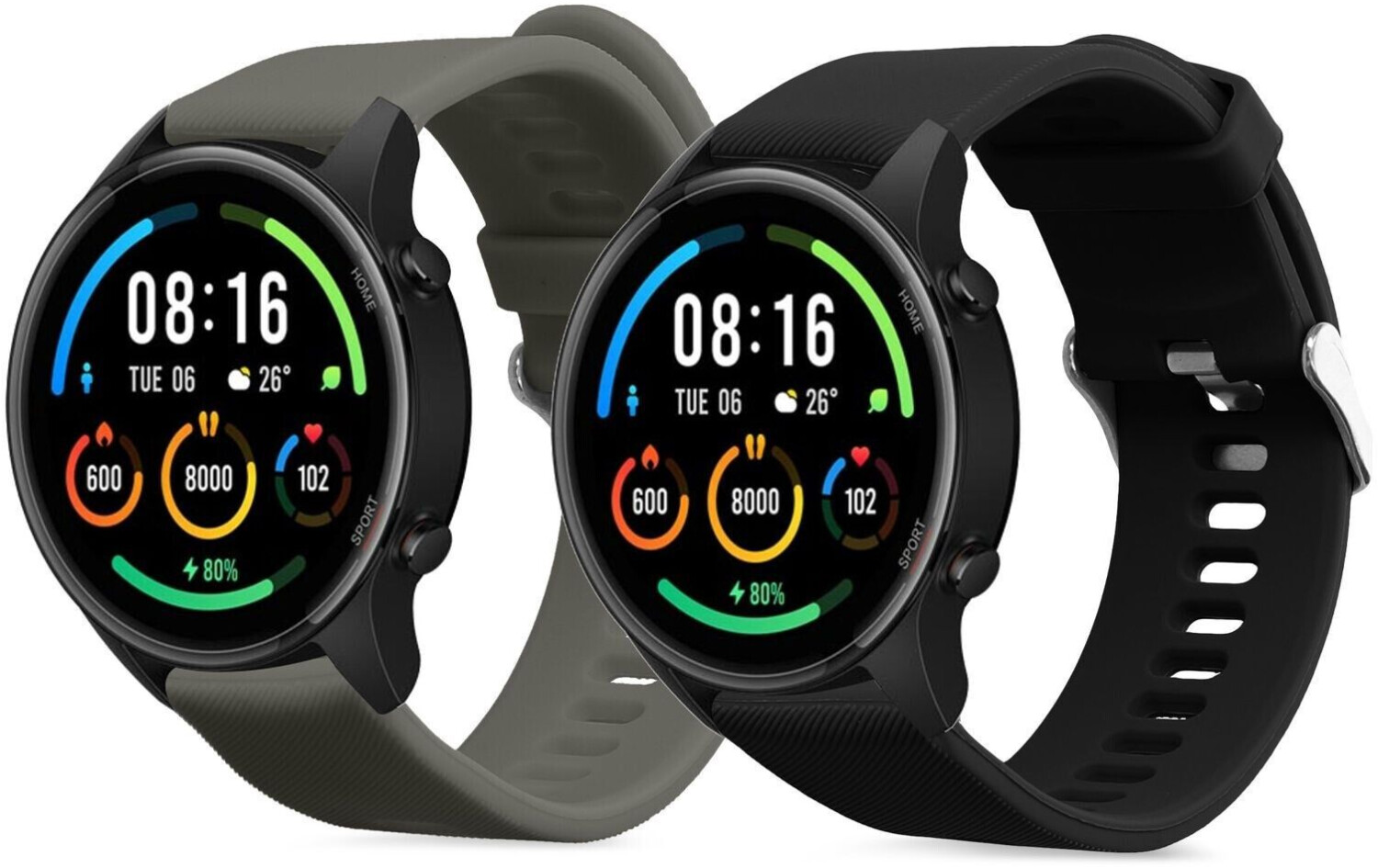 kwmobile 2x Sportarmband fur Xiaomi Mi Watch Mi Watch Color Sport Fitnesstracker ab 6 71 Preisvergleich bei idealo