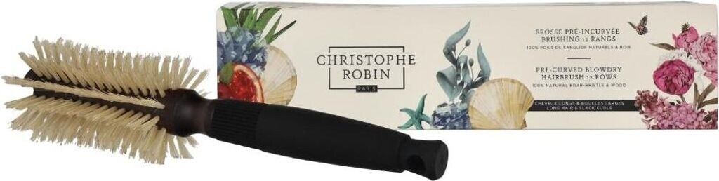 Christophe Robin Pre-Curved Blowdry Hairbrush 12 Rows